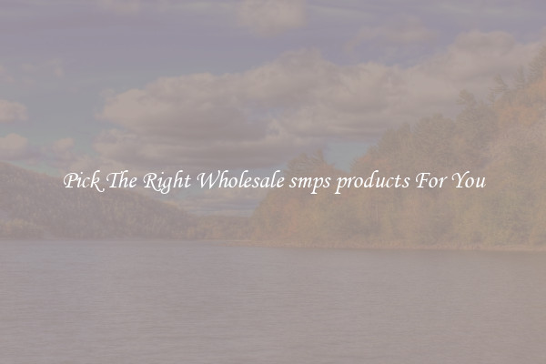 Pick The Right Wholesale smps products For You