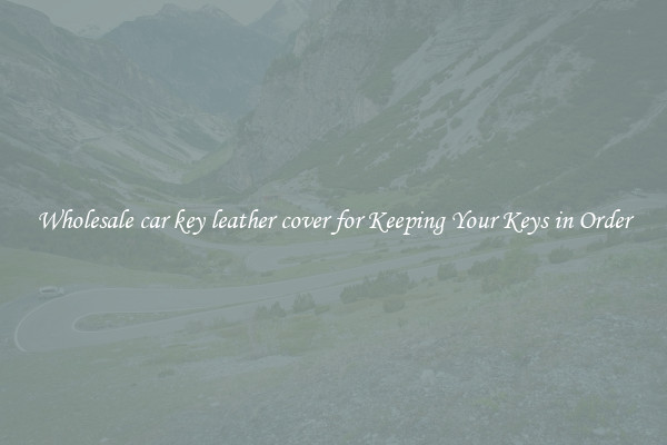 Wholesale car key leather cover for Keeping Your Keys in Order