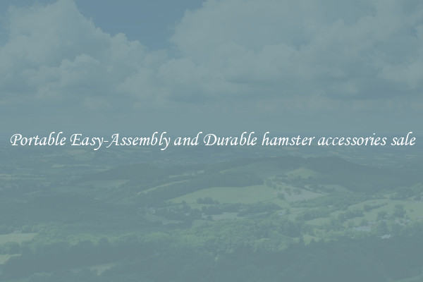 Portable Easy-Assembly and Durable hamster accessories sale