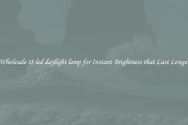 Wholesale t8 led daylight lamp for Instant Brightness that Last Longer