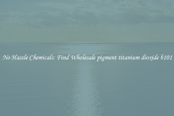 No Hassle Chemicals: Find Wholesale pigment titanium dioxide b101