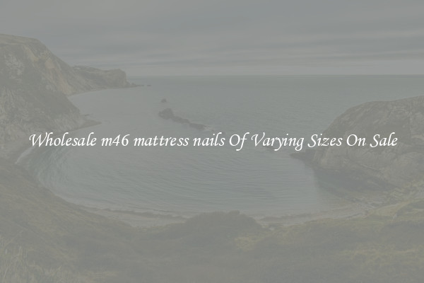 Wholesale m46 mattress nails Of Varying Sizes On Sale