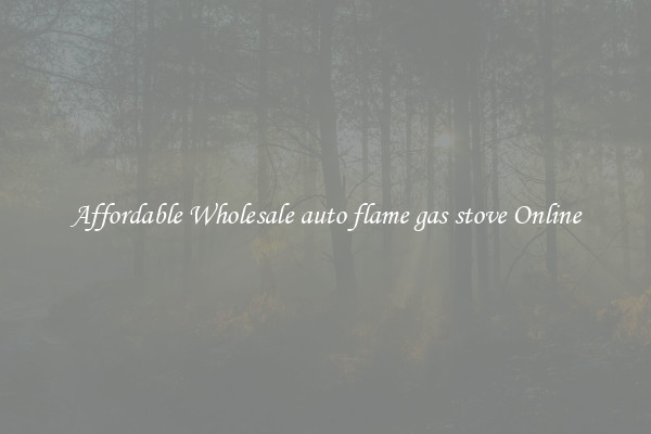 Affordable Wholesale auto flame gas stove Online