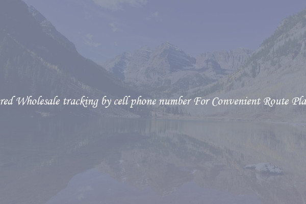 Featured Wholesale tracking by cell phone number For Convenient Route Planning 