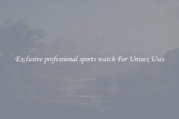 Exclusive professional sports watch For Unisex Uses