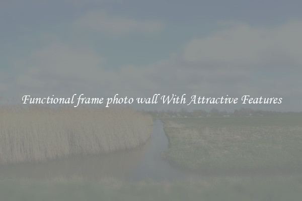 Functional frame photo wall With Attractive Features