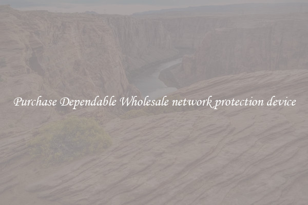 Purchase Dependable Wholesale network protection device